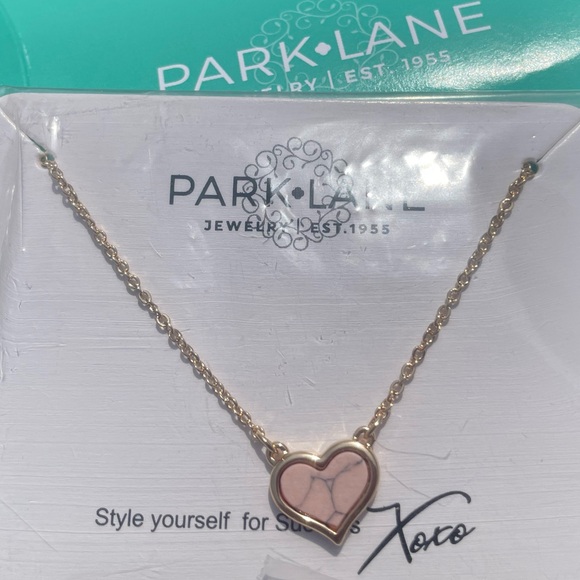 Park Lane Pink heart necklace 16” with extender - Picture 1 of 1